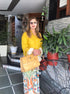 Fringe Yellow Coord Set